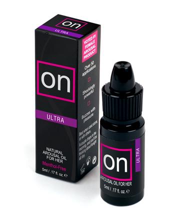 On Ultra Natural Arousal Oil Menthol Free - .17 oz. Bottle