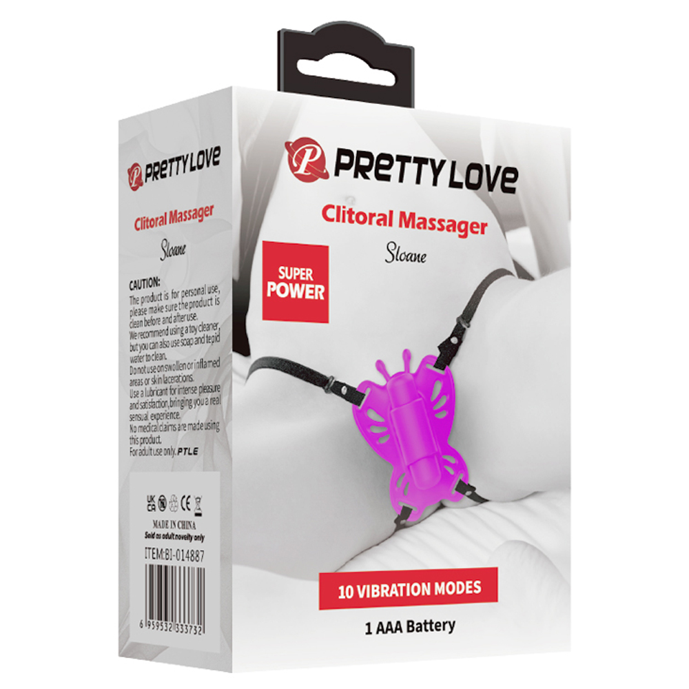 Pretty Love Sloane Battery Powered Clit Stim – Fuchsia